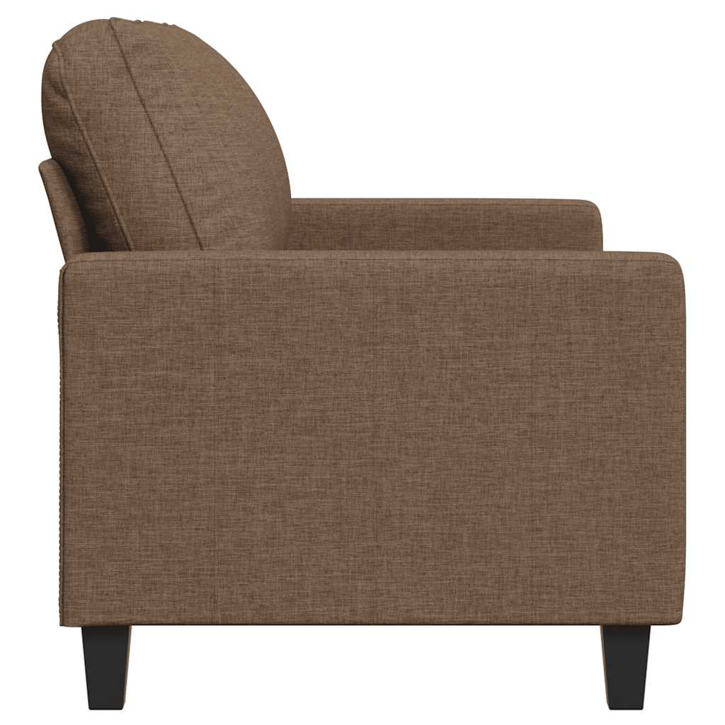Dvosjed od tkanine smeđi 120 cm