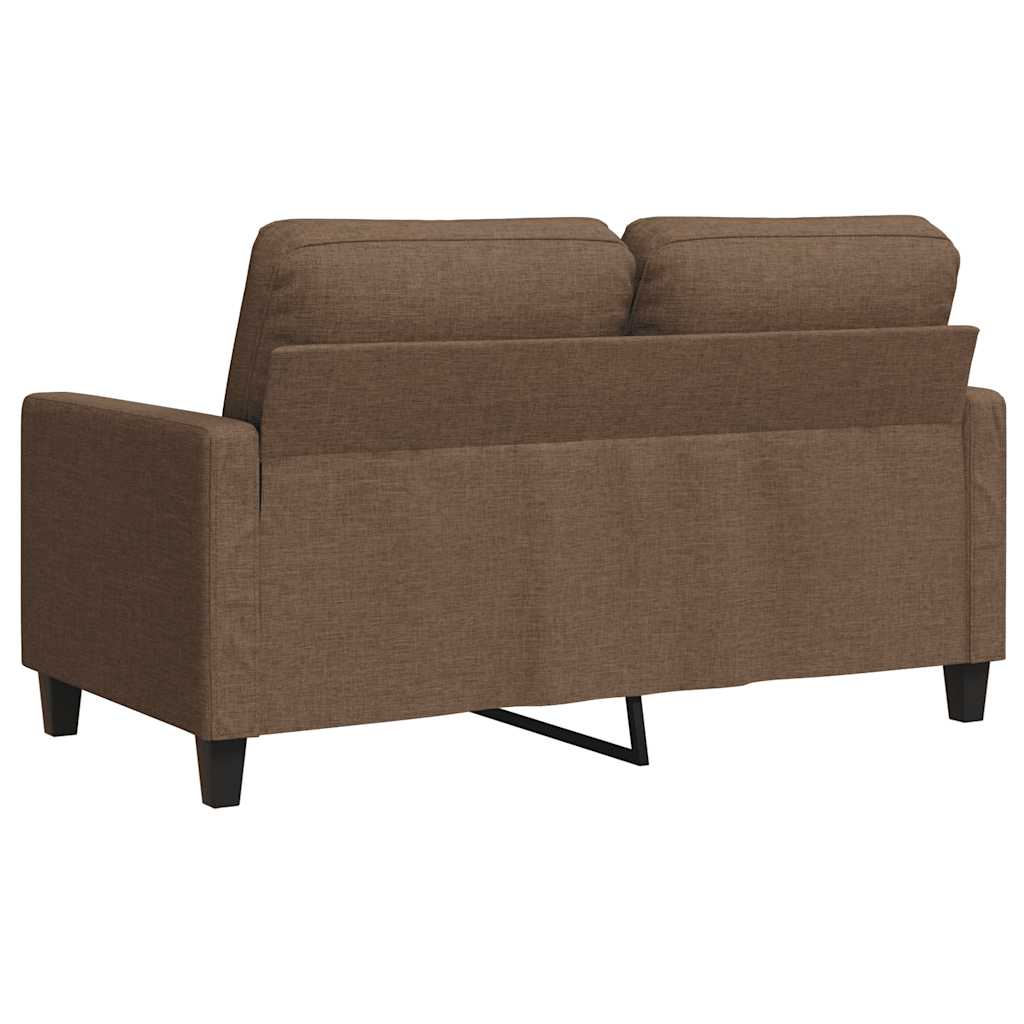 Dvosjed od tkanine smeđi 120 cm