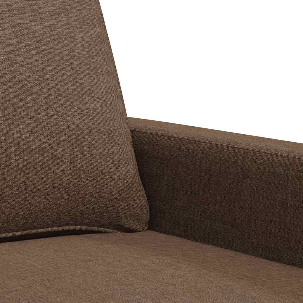 Dvosjed od tkanine smeđi 120 cm