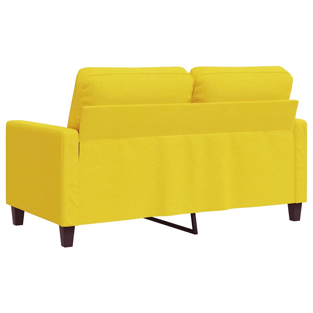 Dvosjed od tkanine svjetložuti 120 cm