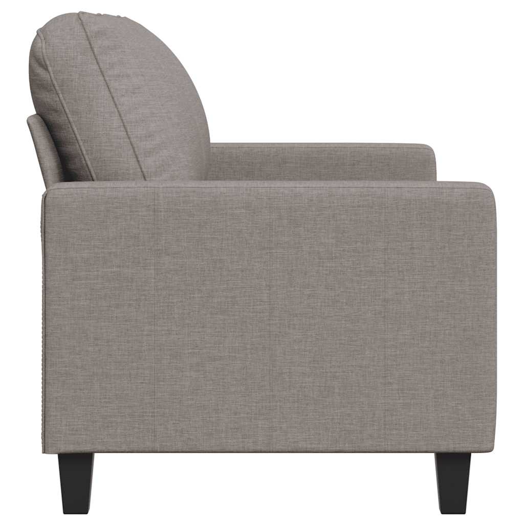 Dvosjed od tkanine smeđesivi 120 cm