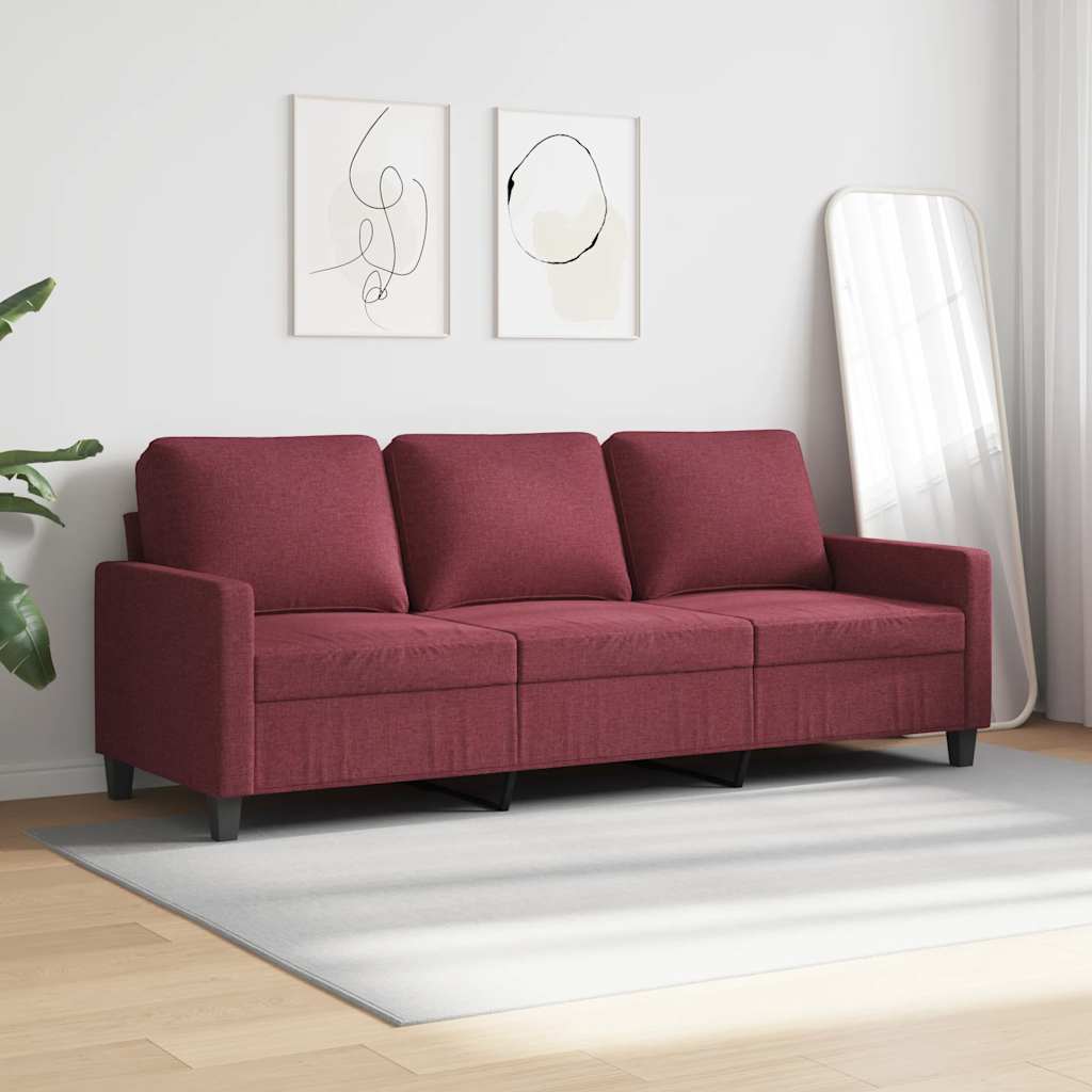 Trosjed od tkanine crvena boja vina 180 cm