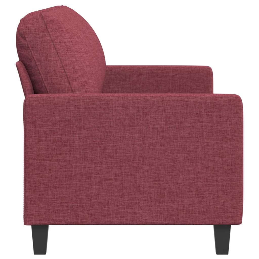 Trosjed od tkanine crvena boja vina 180 cm