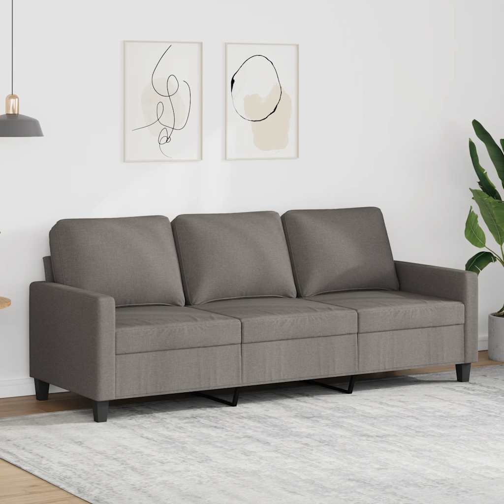 Trosjed od tkanine Smeđe-siva 180 cm