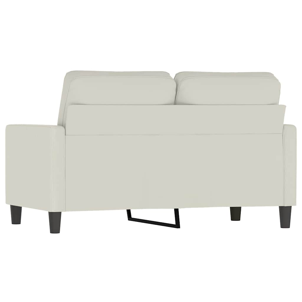 Dvosjed krem 120 cm baršunasti