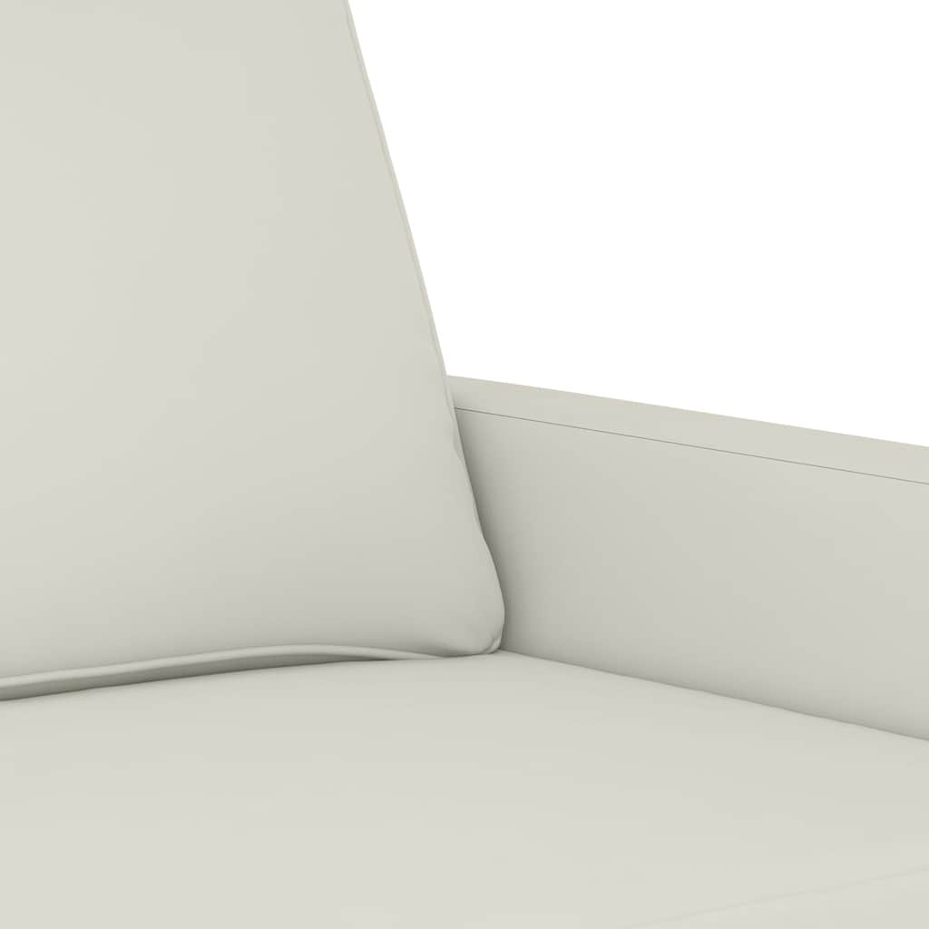 Dvosjed krem 120 cm baršunasti