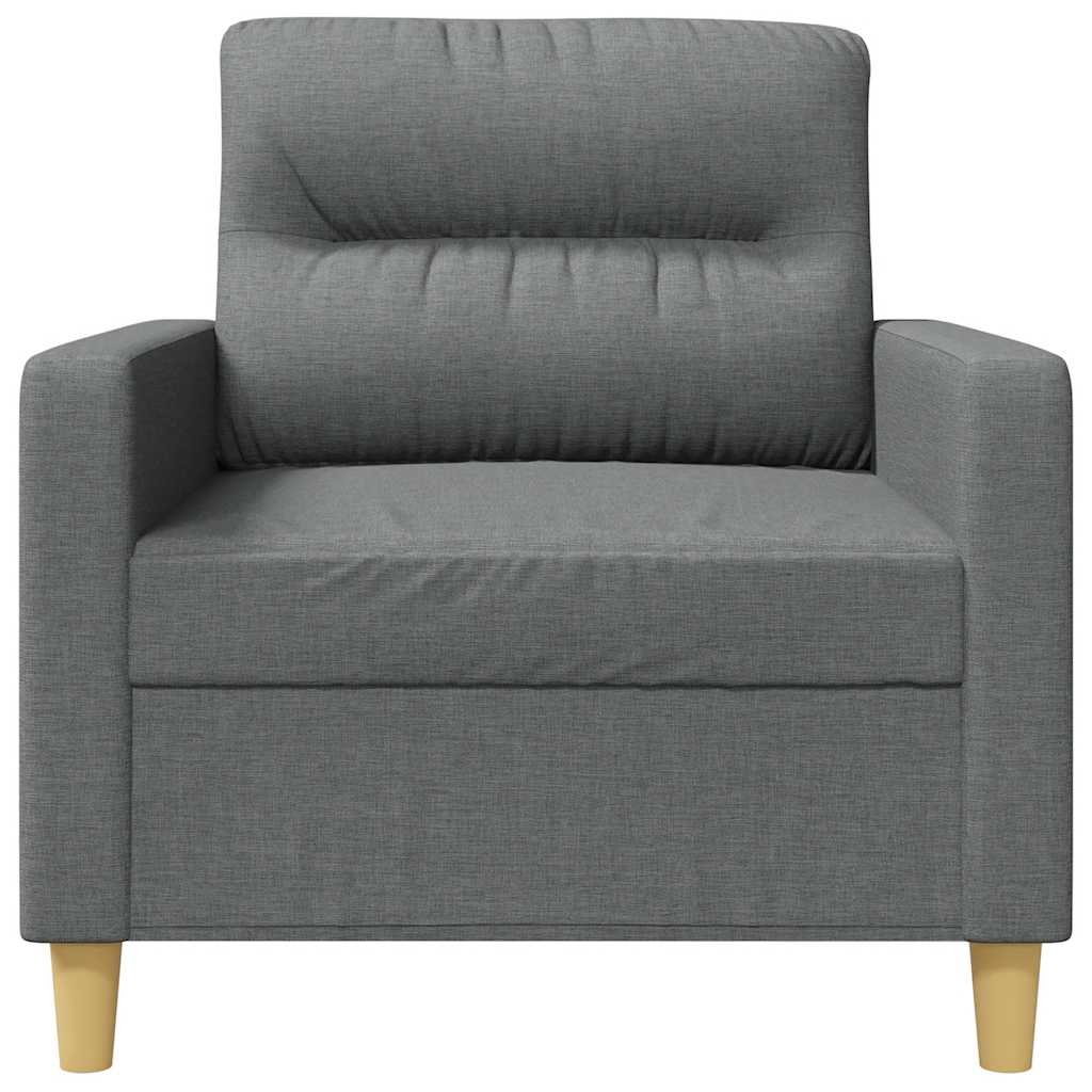 Fotelja tamnosiva 60 cm tkanina
