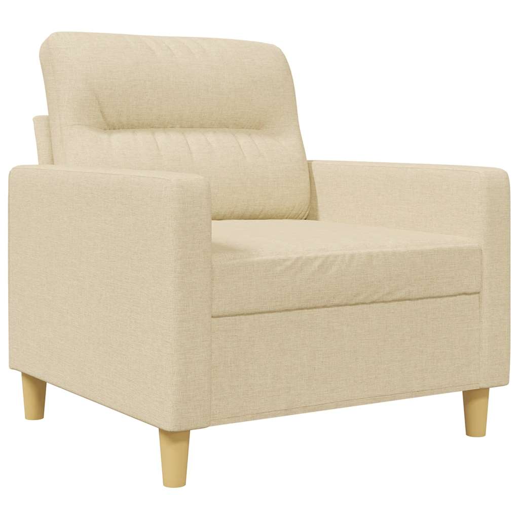 Fotelja krem 60 cm Tkanina