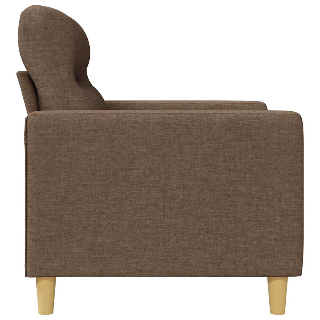 Fotelja smeđa 60 cm od tkanine