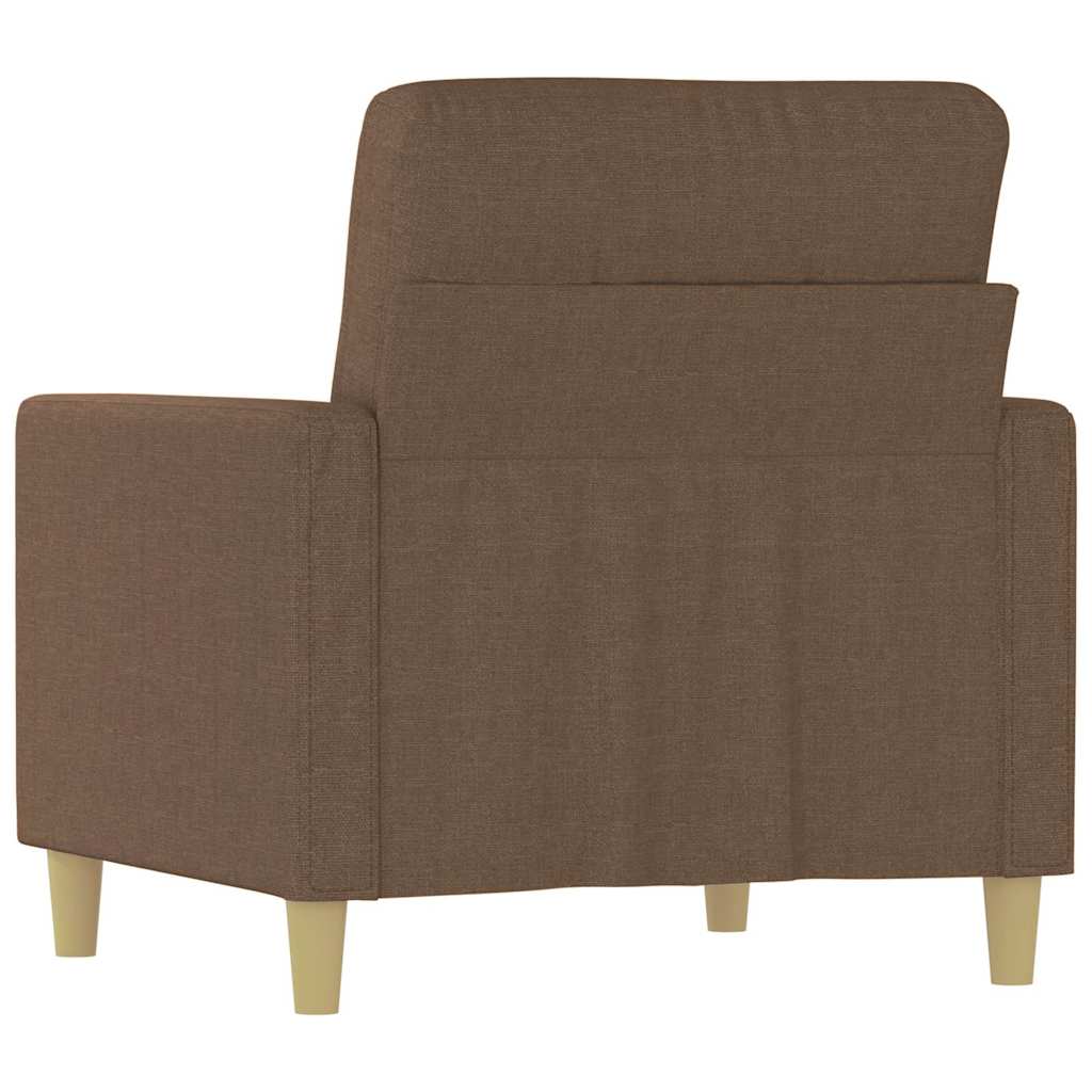Fotelja smeđa 60 cm od tkanine