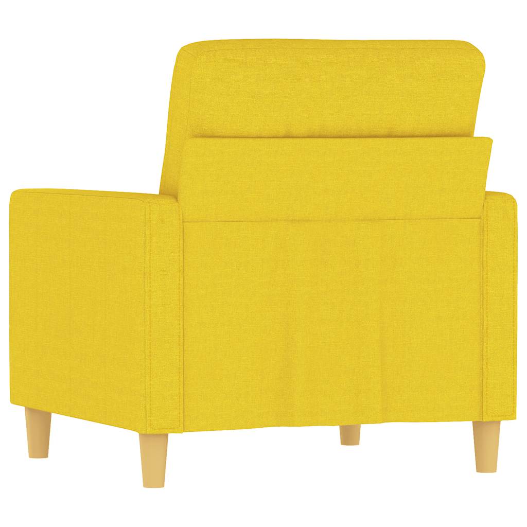 Fotelja Svjetložuta 60 cm od tkanine