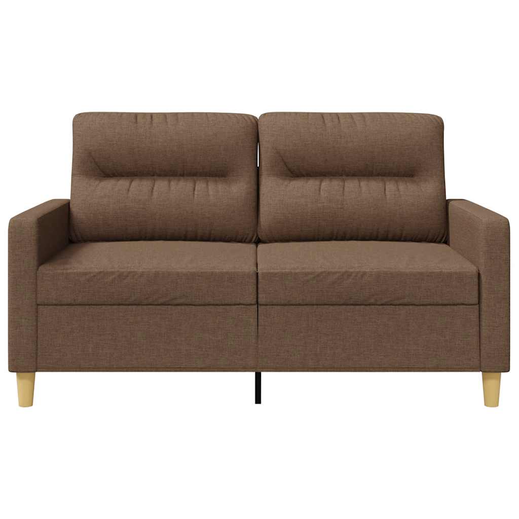 Dvosjed od tkanine smeđi 120 cm
