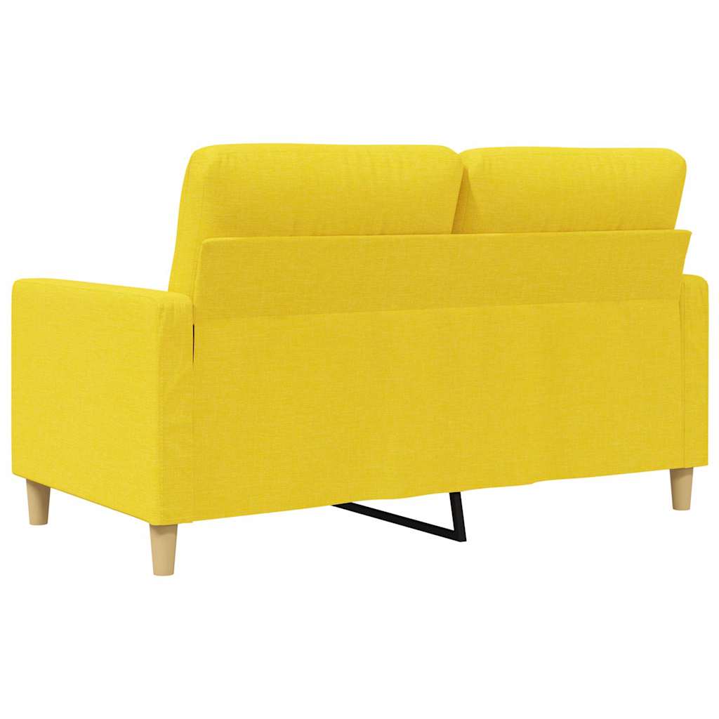 Dvosjed od tkanine svjetložuti 120 cm