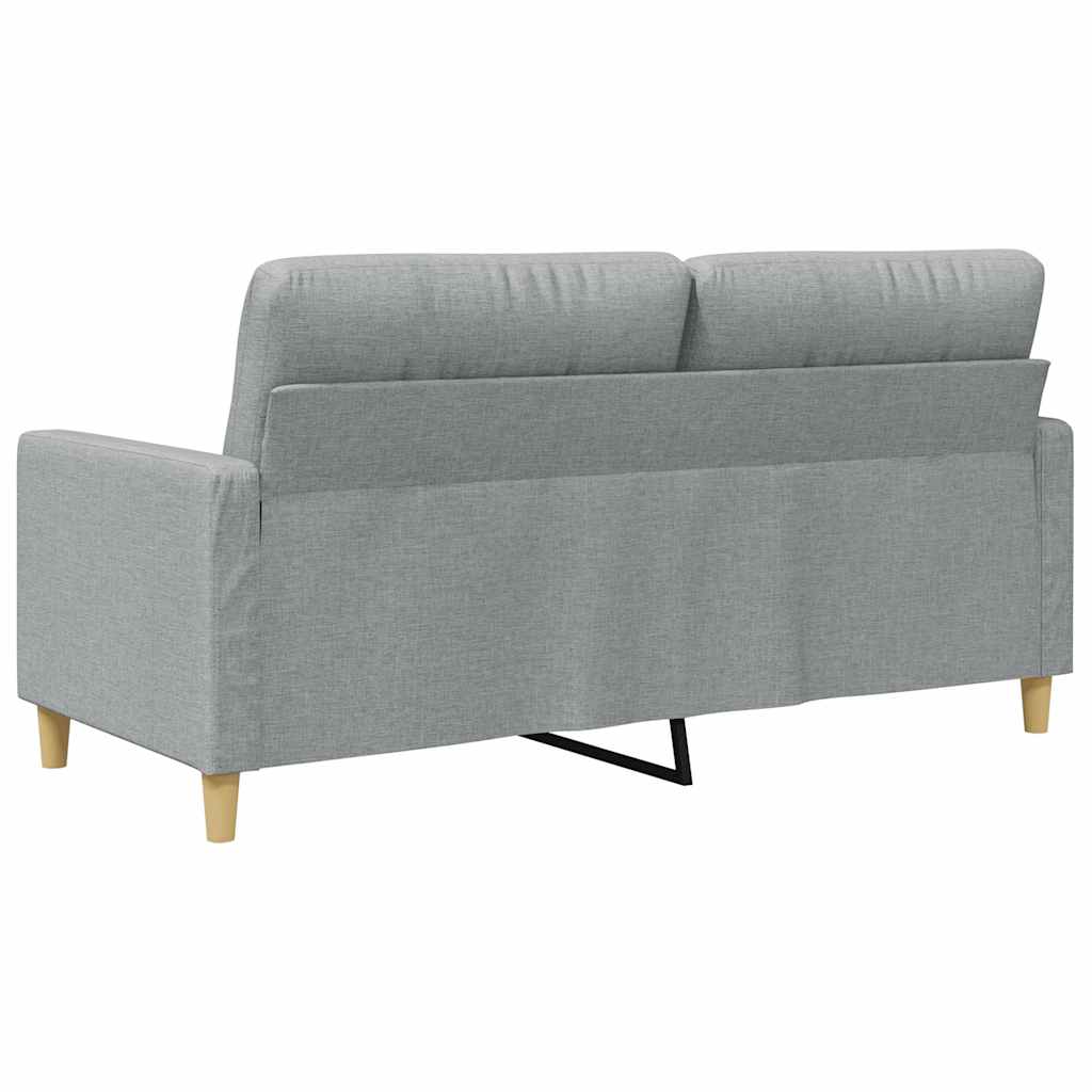Dvosjed od tkanine svjetlosivi 140 cm