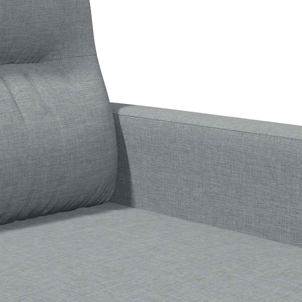 Dvosjed od tkanine svjetlosivi 140 cm