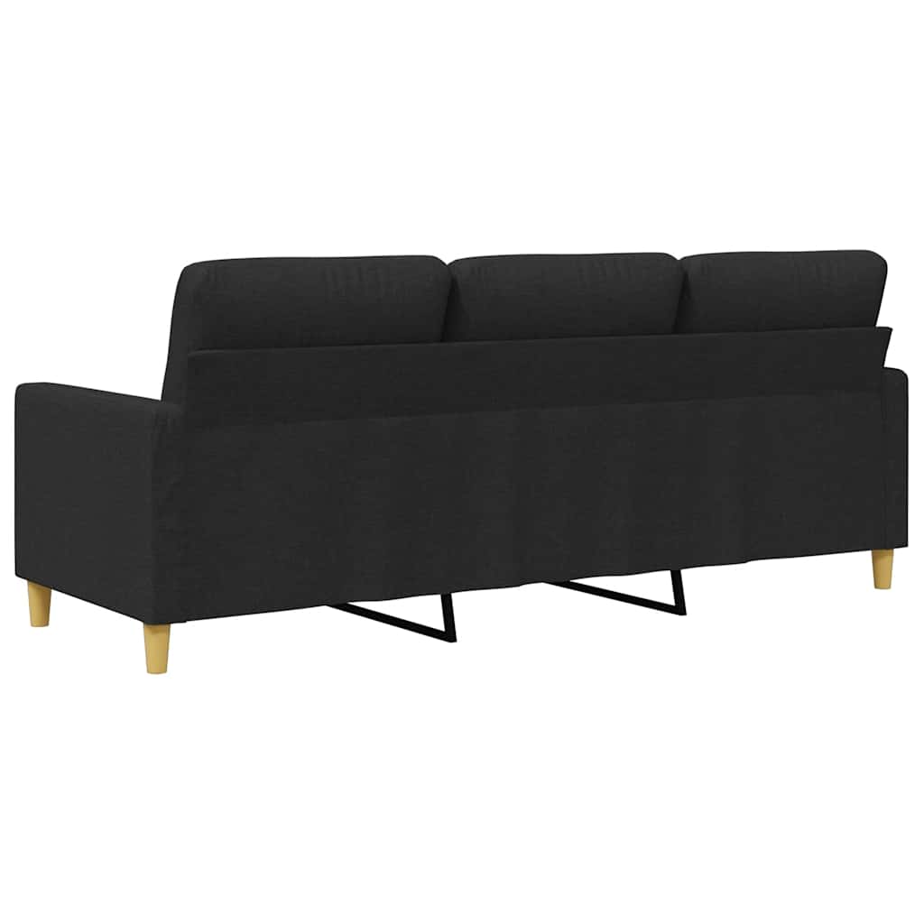 Trosjed od tkanine Crna 180 cm