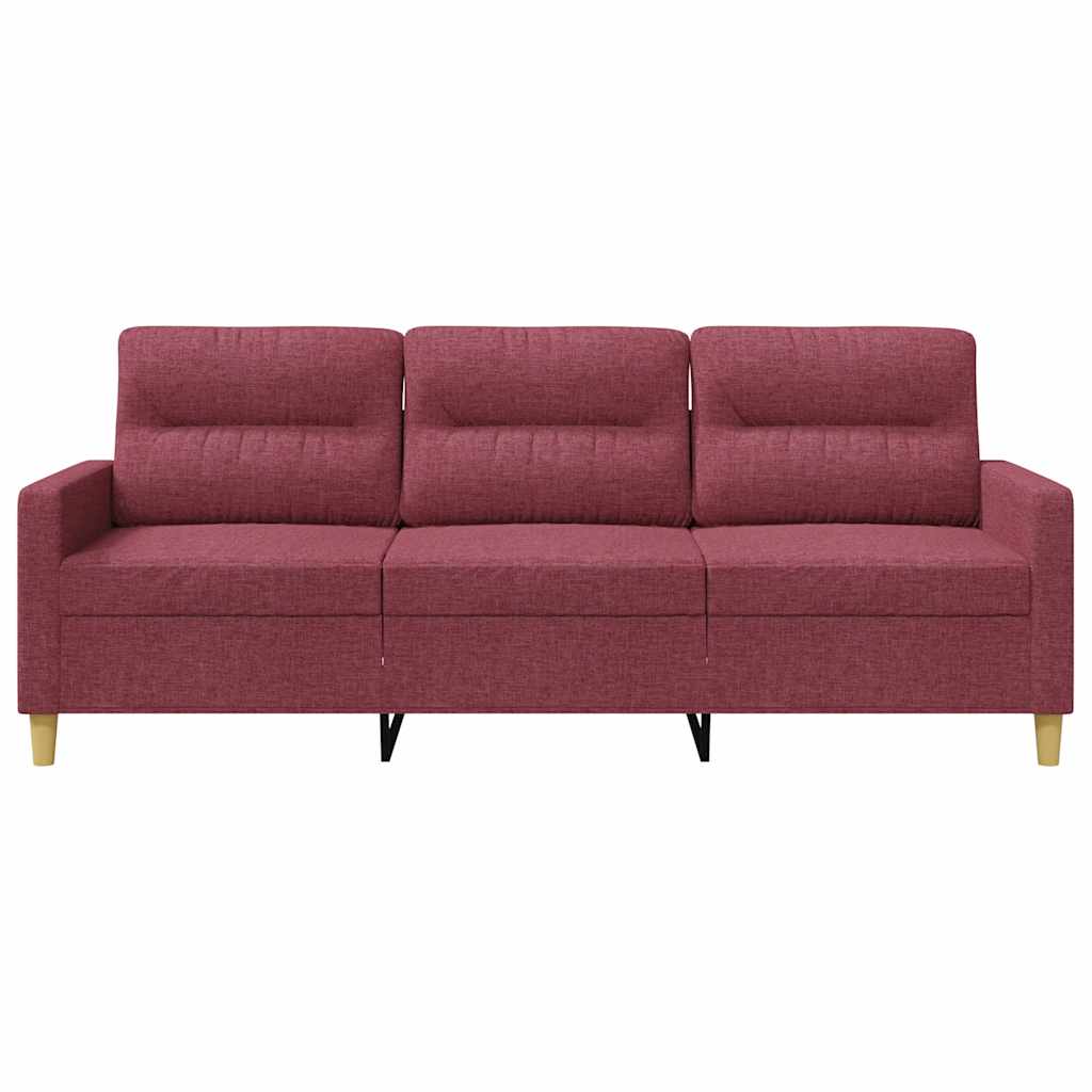 Trosjed od tkanine crvena boja vina 180 cm