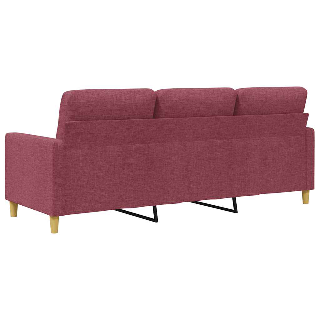 Trosjed od tkanine crvena boja vina 180 cm