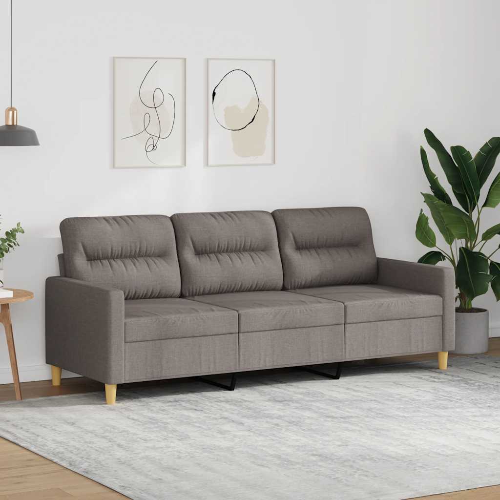 Trosjed od tkanine Smeđe-siva 180 cm