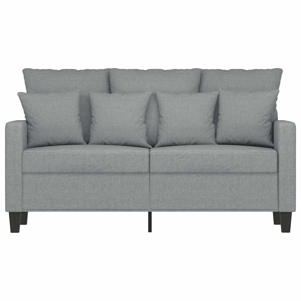Dvosjed od tkanine svjetlosivi 120 cm