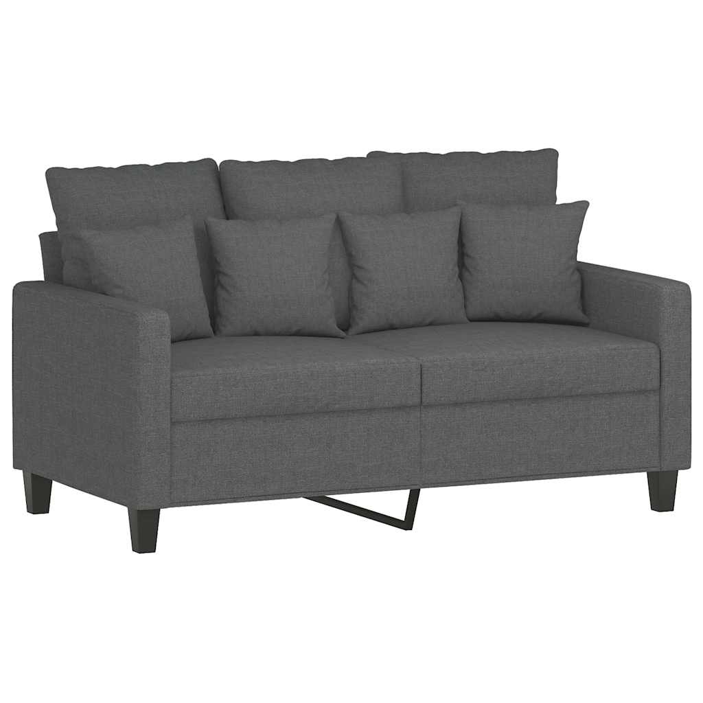Dvosjed od tkanine tamnosivi 120 cm