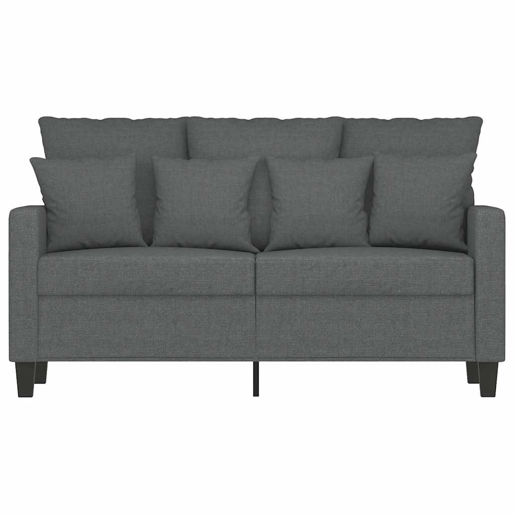 Dvosjed od tkanine tamnosivi 120 cm