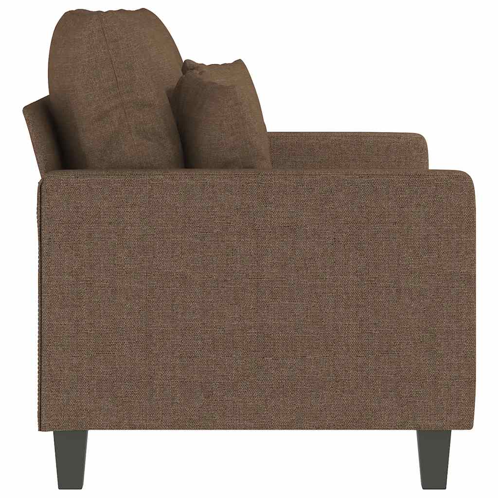 Dvosjed od tkanine smeđi 120 cm