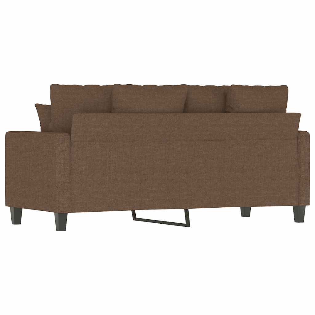 Dvosjed od tkanine smeđi 140 cm