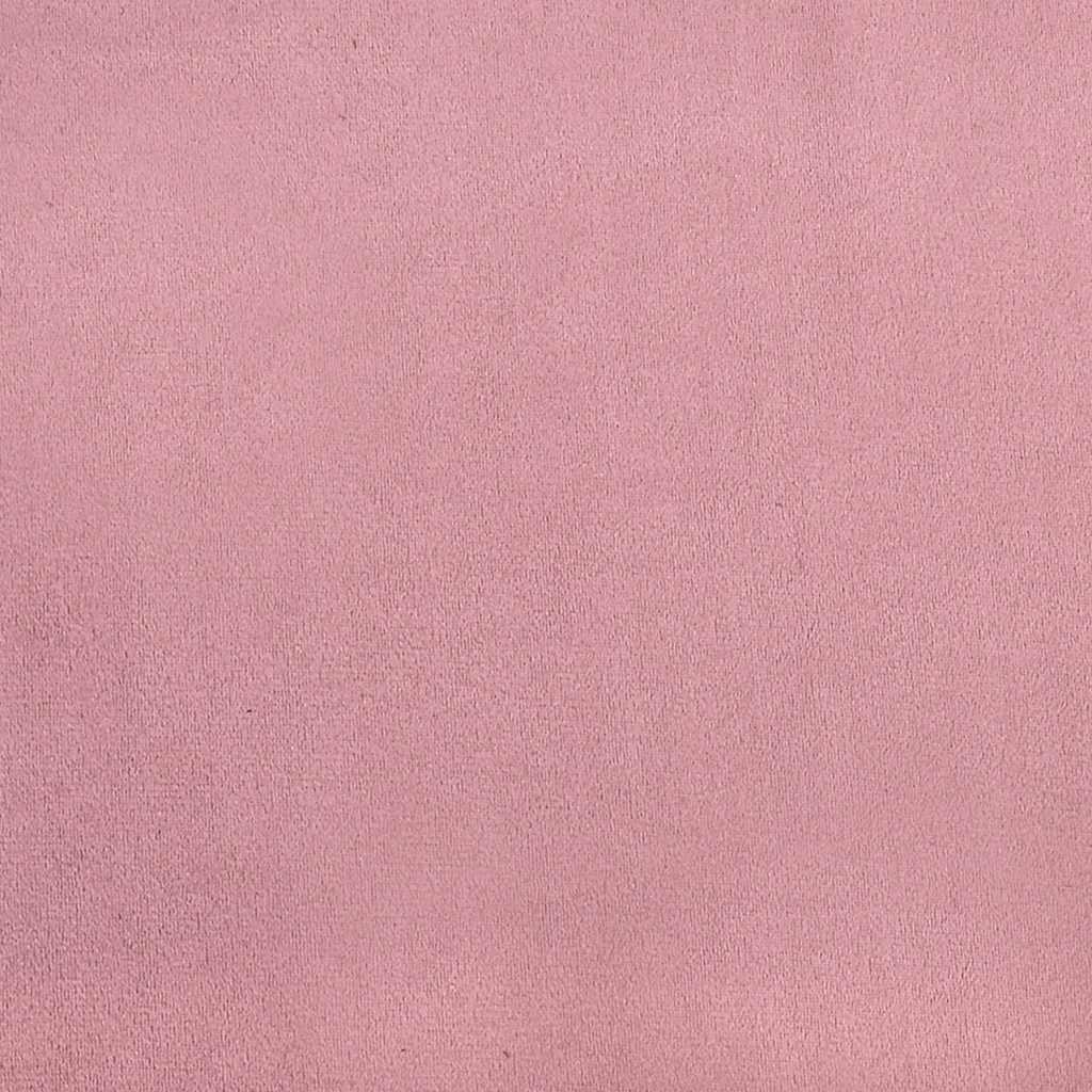 Dvosjed ružičasti 120 cm baršunasti