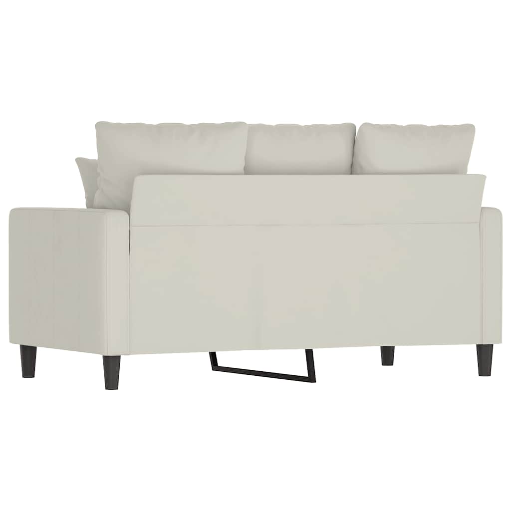 Dvosjed krem 120 cm baršunasti