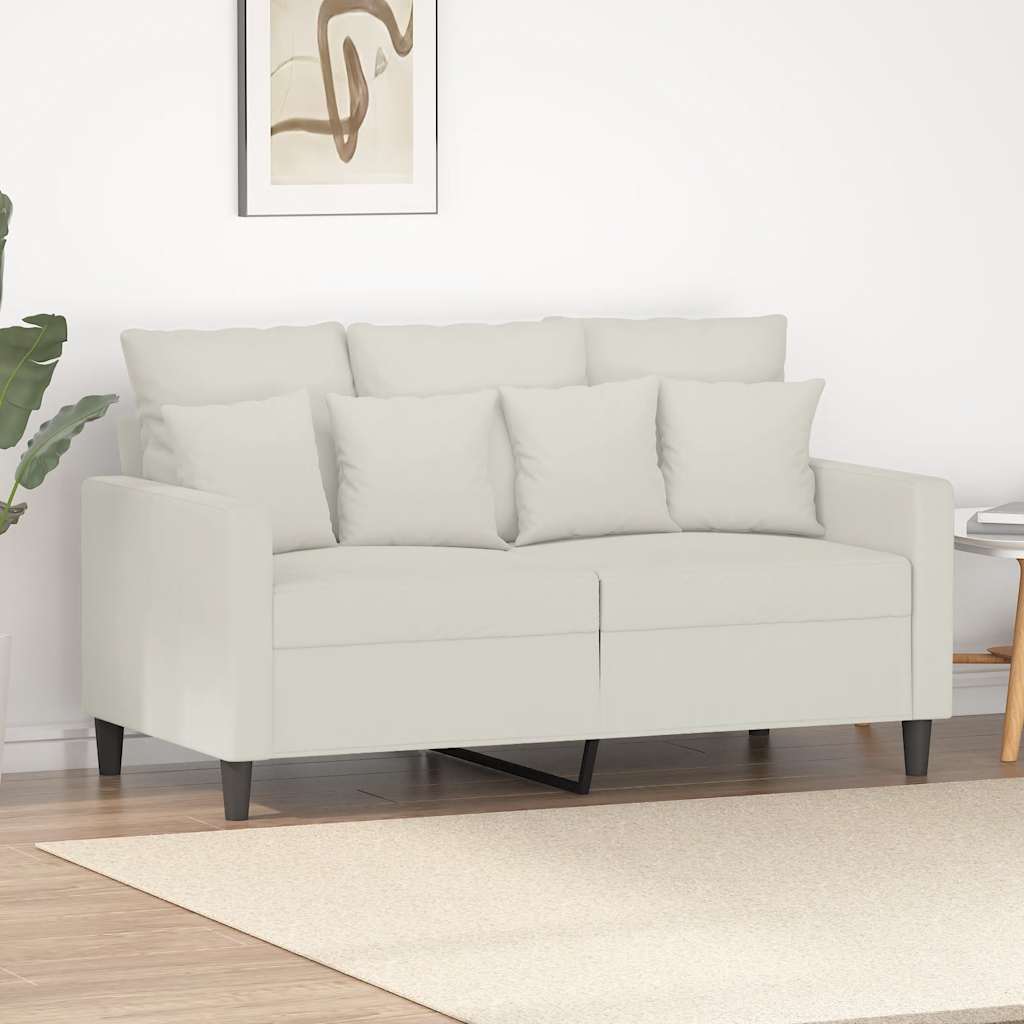 Dvosjed krem 120 cm baršunasti