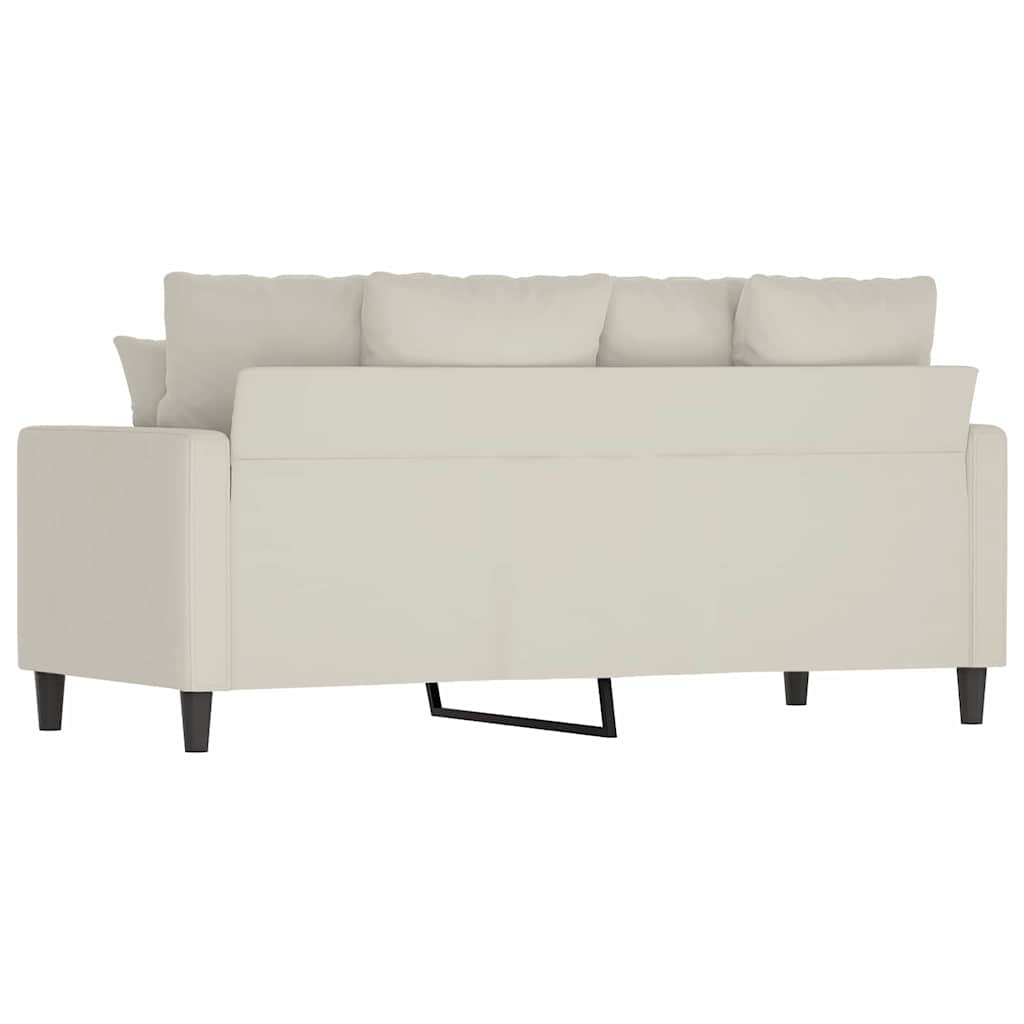 Dvosjed krem 140 cm baršunasti