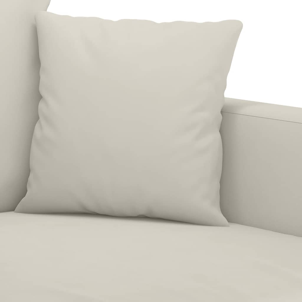 Trosjed od tkanine krem 180 cm baršunasti