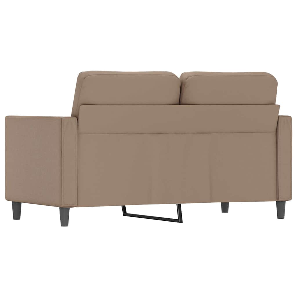 Dvosjed od tkanine boja cappuccina 120 cm od umjetne kože