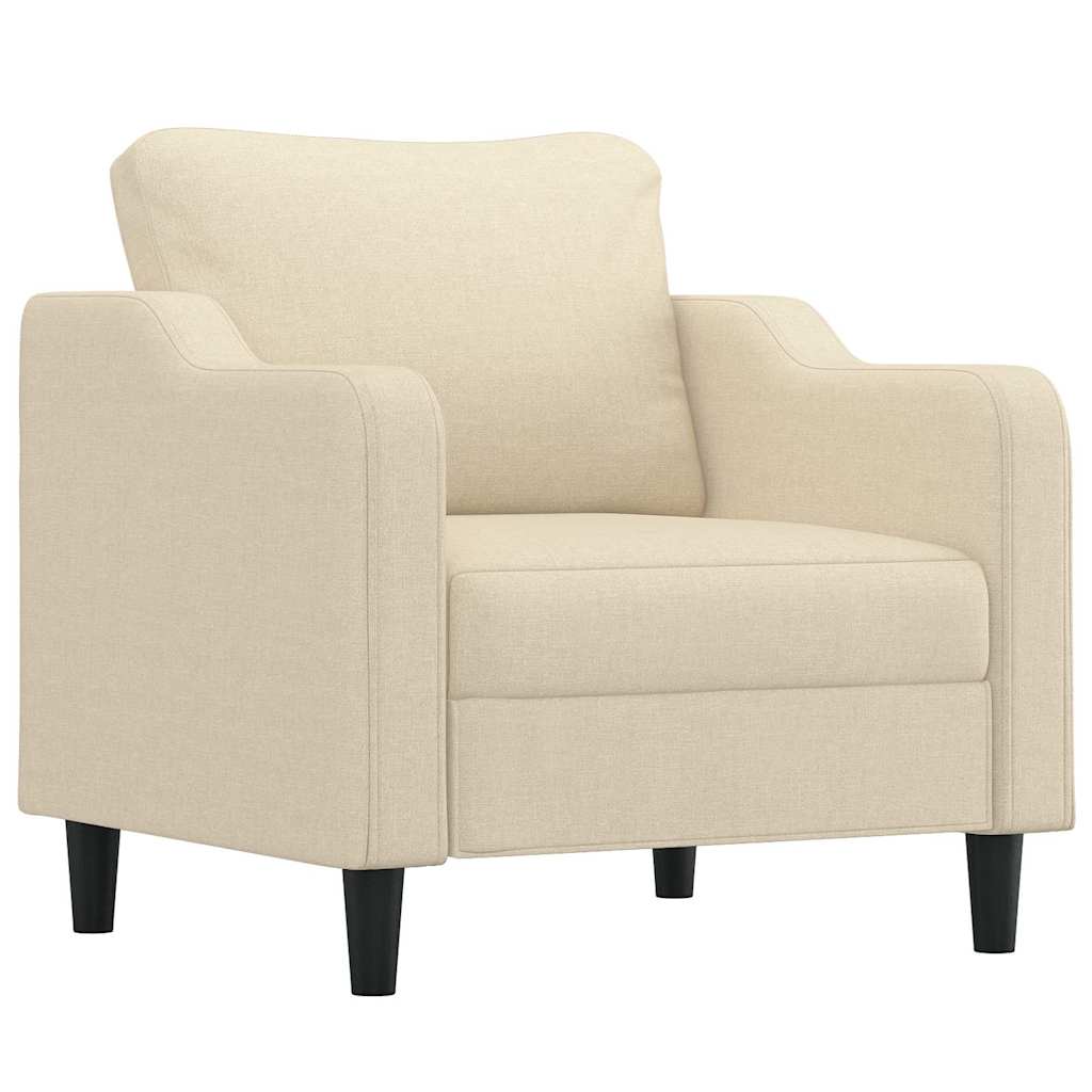 Fotelja krem 60 cm Tkanina