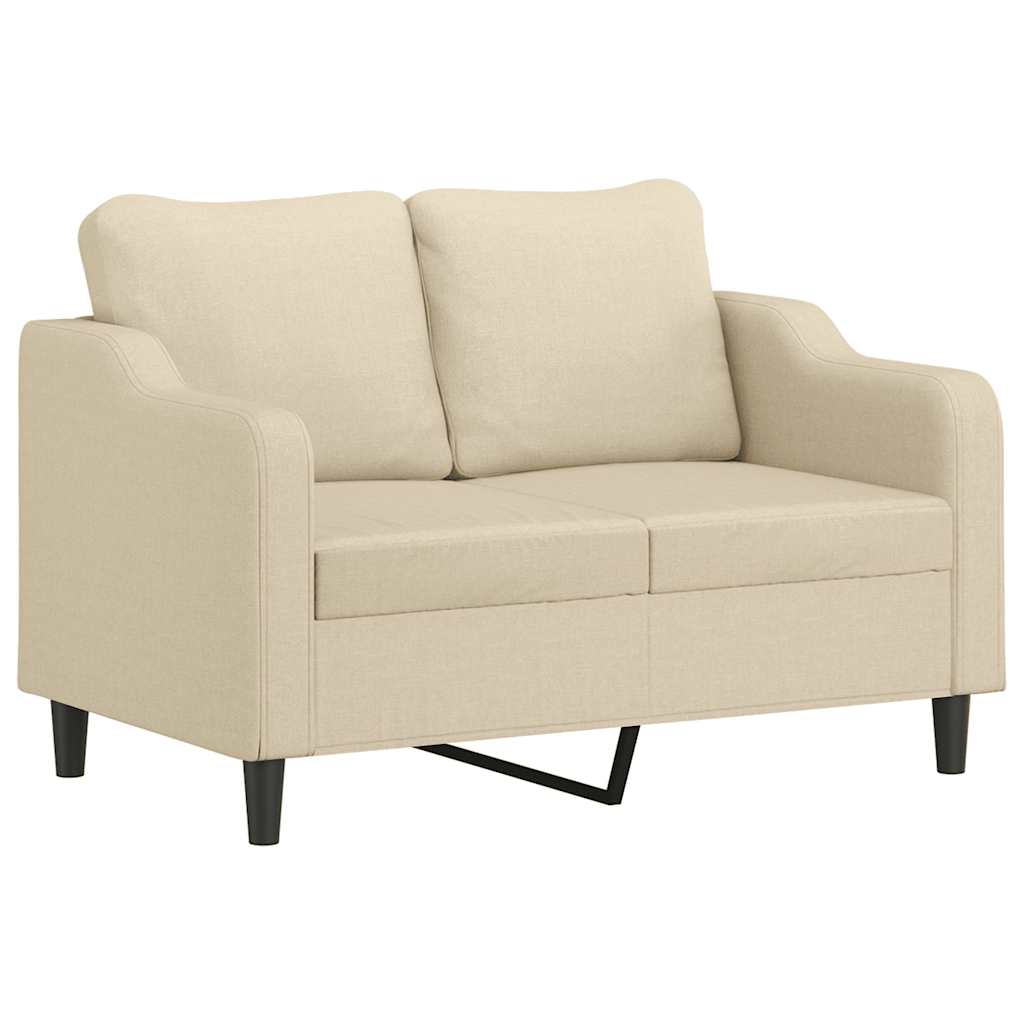 Dvosjed od tkanine krem 120 cm