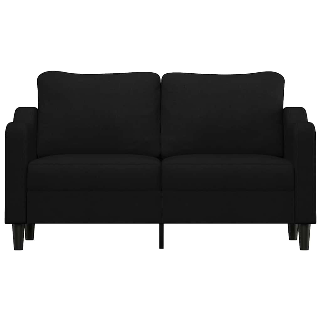 Dvosjed od tkanine crni 140 cm