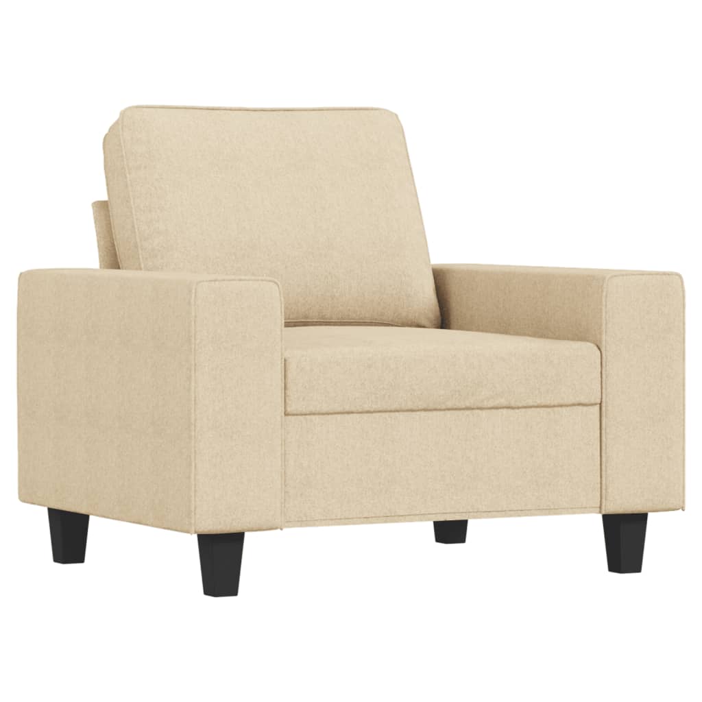 Fotelja krem 60 cm Tkanina