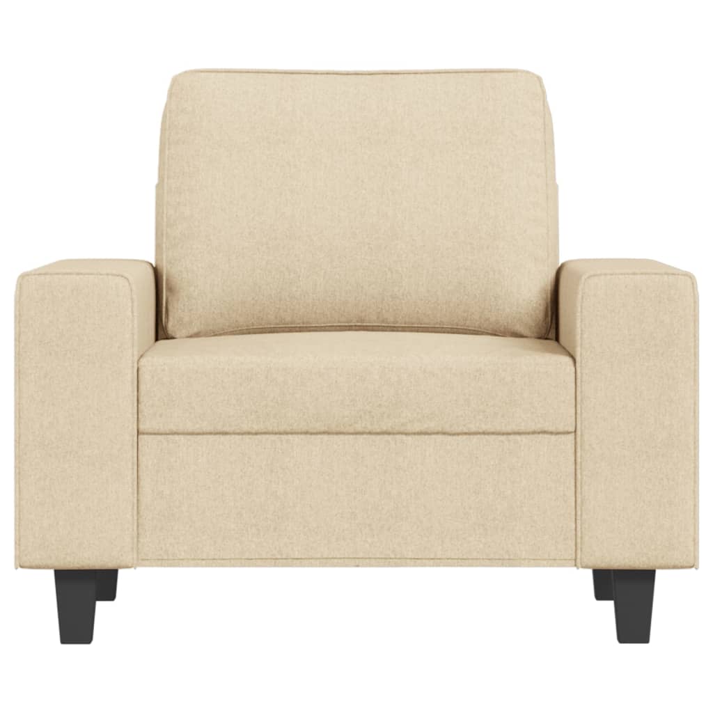 Fotelja krem 60 cm Tkanina