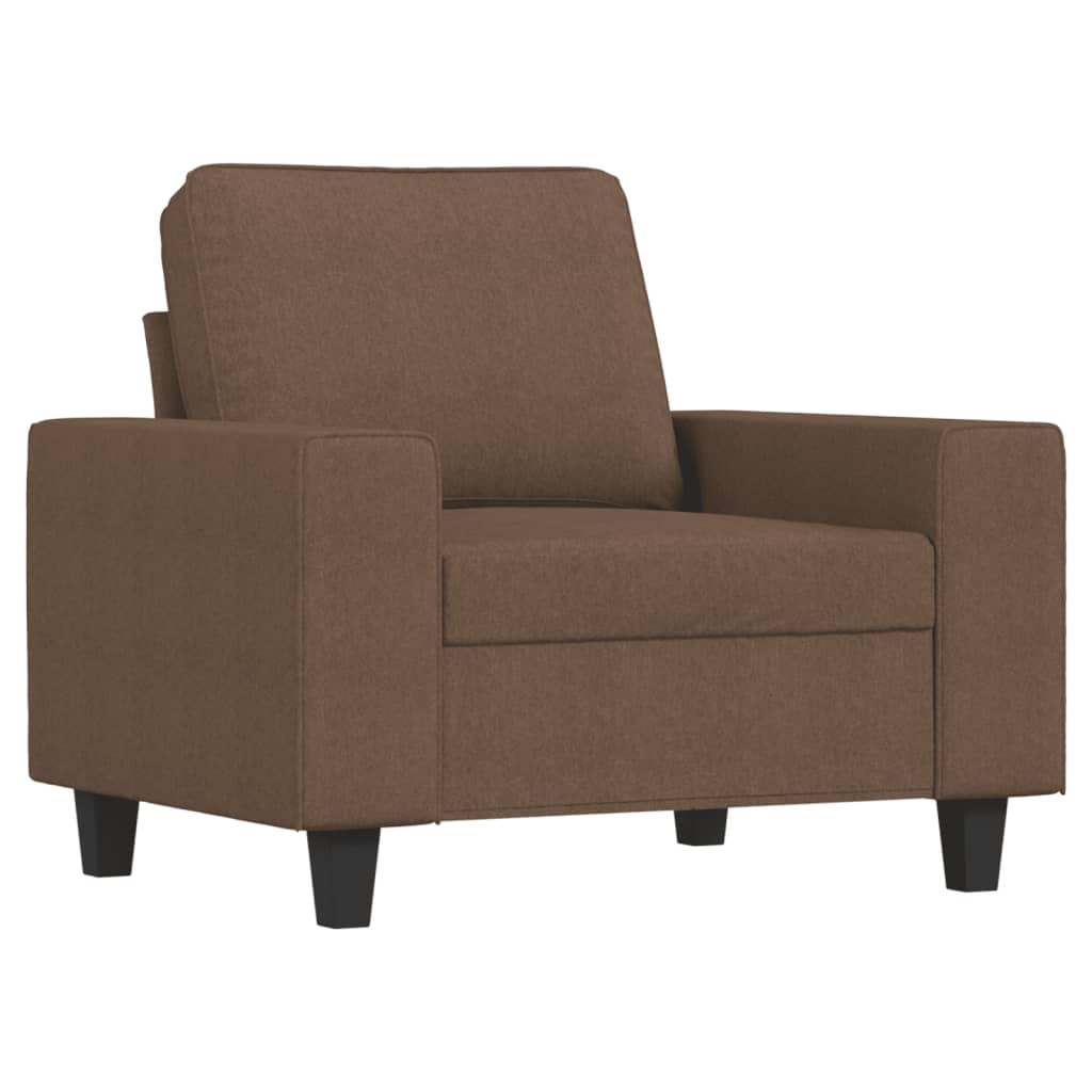 Fotelja smeđa 60 cm od tkanine