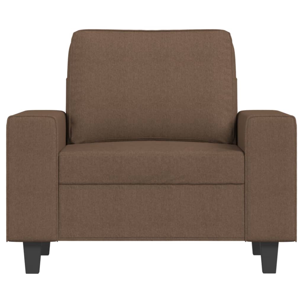 Fotelja smeđa 60 cm od tkanine