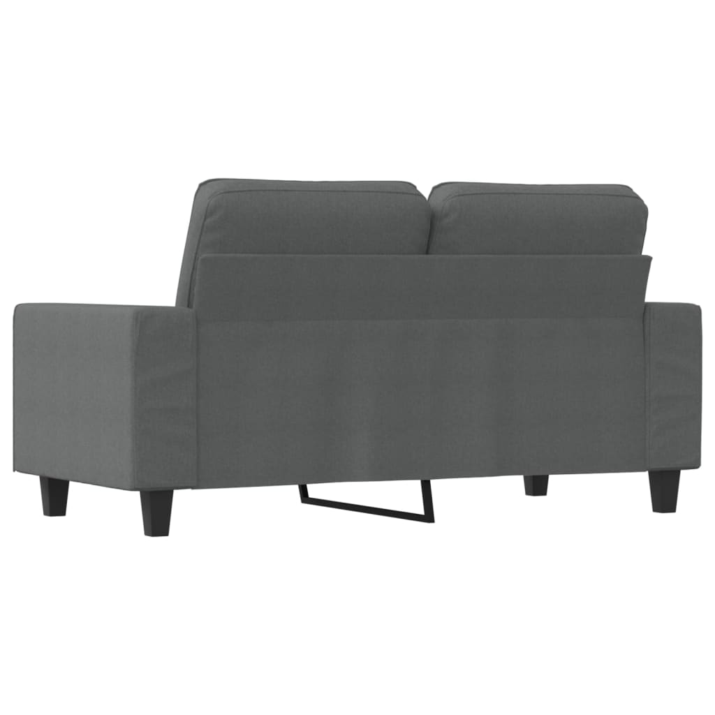 Dvosjed od tkanine tamnosivi 120 cm