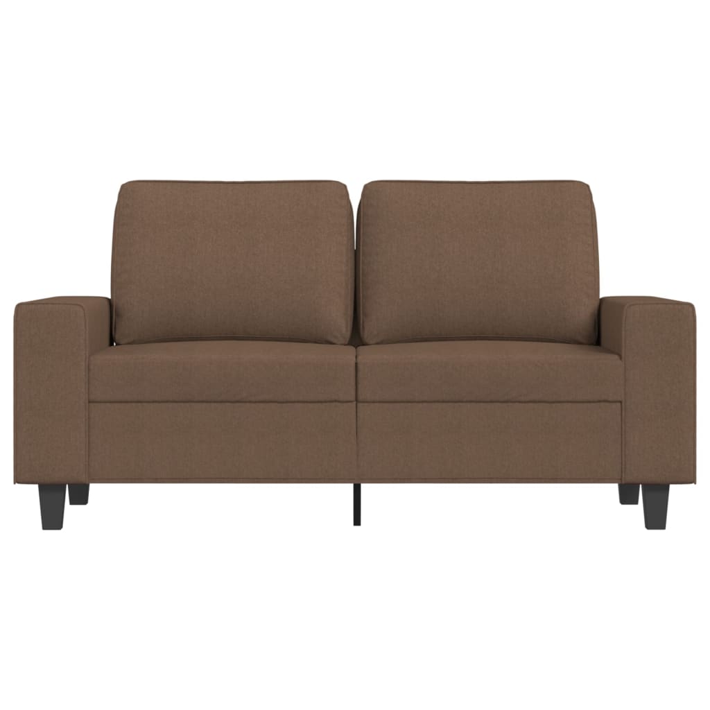 Dvosjed od tkanine smeđi 120 cm