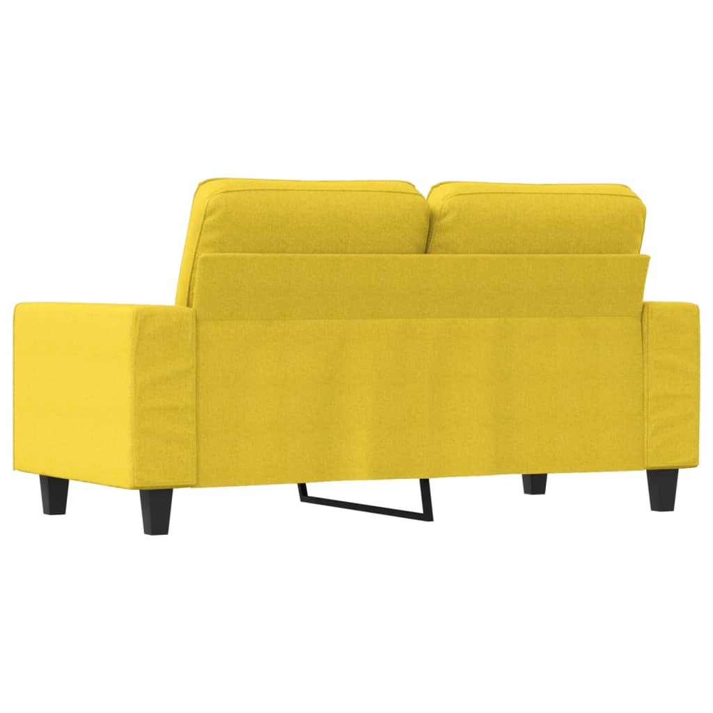 Dvosjed od tkanine svjetložuti 120 cm