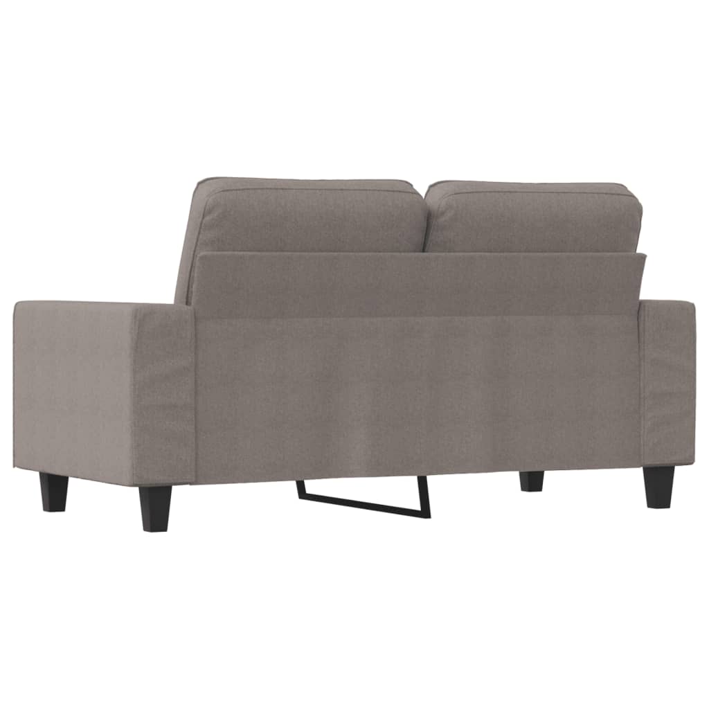 Dvosjed od tkanine smeđesivi 120 cm