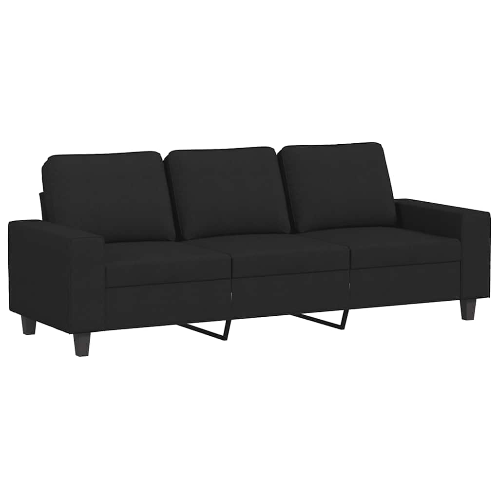 Trosjed od tkanine Crna 180 cm
