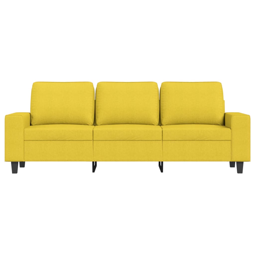 Trosjed od tkanine svjetložuti 180 cm