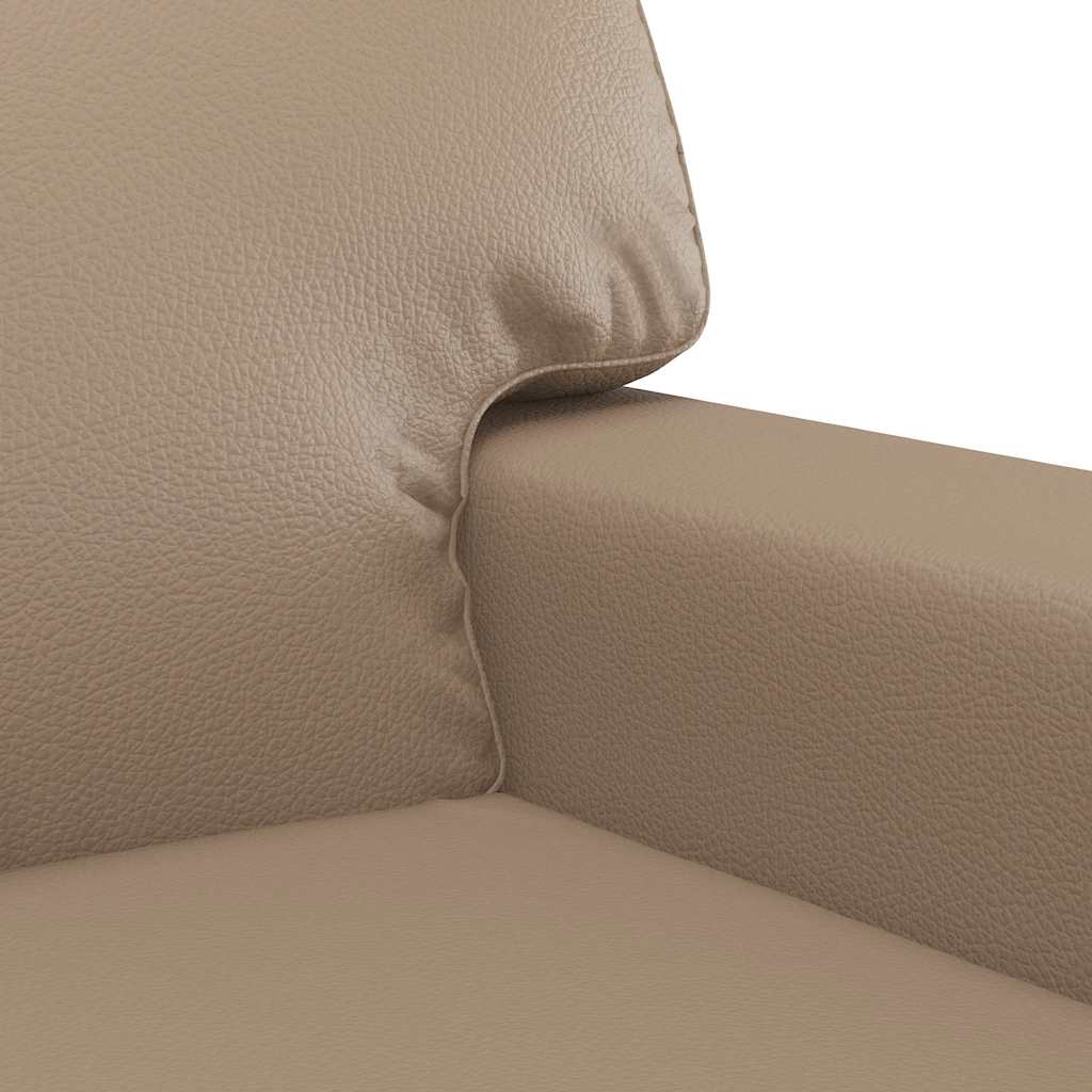 Fotelja boja cappuccina 60 cm od umjetne kože