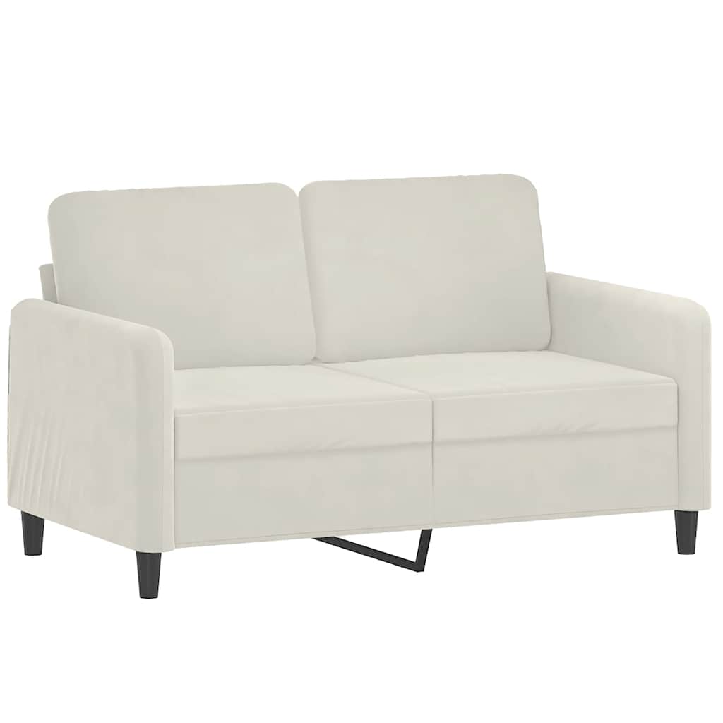 Dvosjed krem 120 cm baršunasti