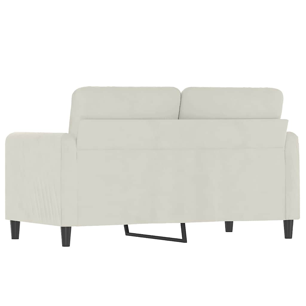 Dvosjed krem 120 cm baršunasti